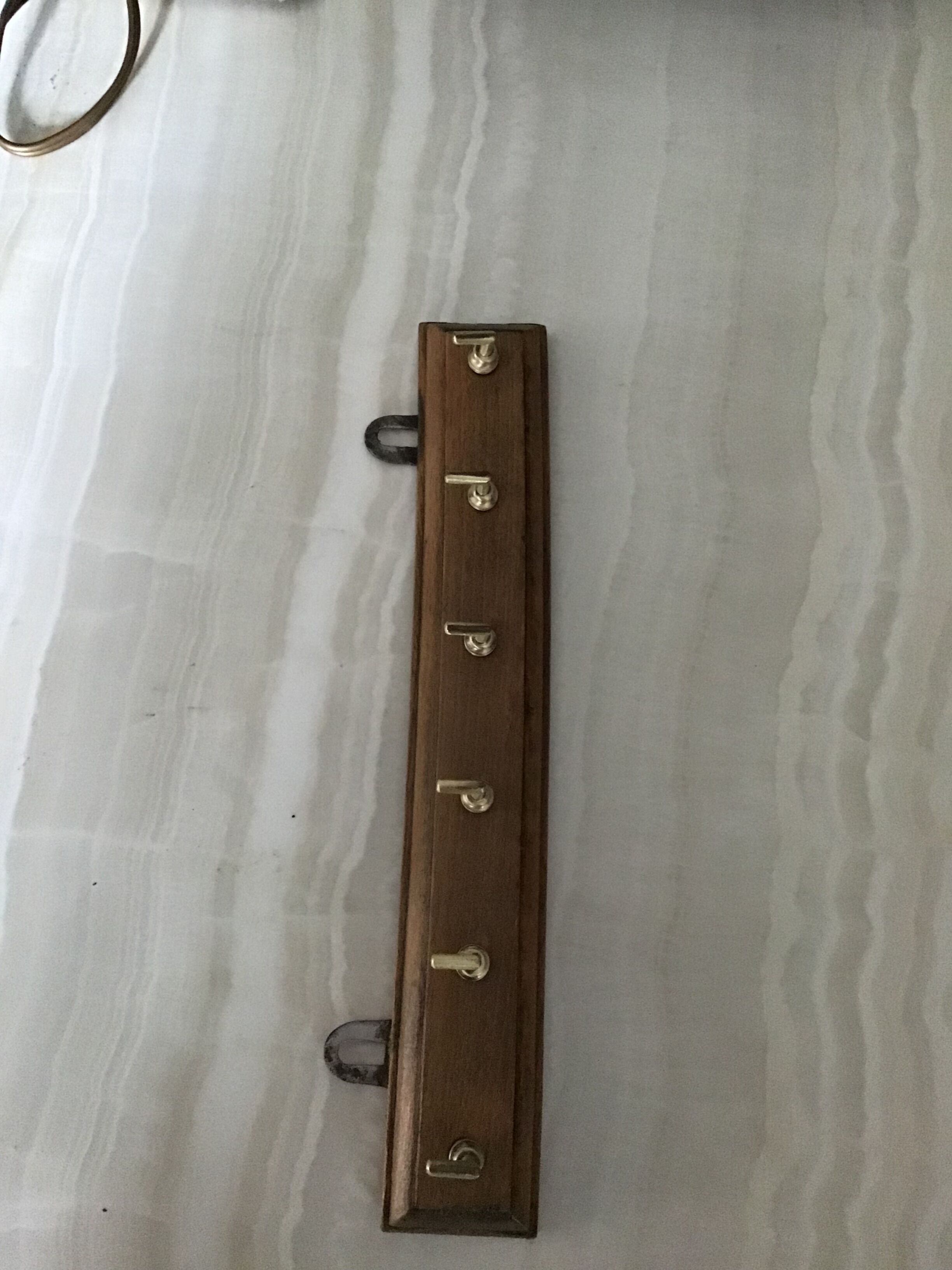 Vintage tea towel holder