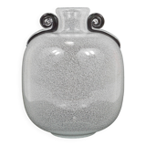 Seguso Vetri d’Arte Pulegoso vase with bubbles and handles, Murano, Italy 1950s