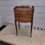 Louis XV style bedside table in cherry wood