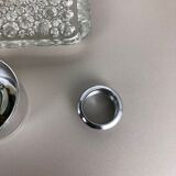 Large glass "bubble" sconces 1970s wall light by Peill & Putzler, Germany