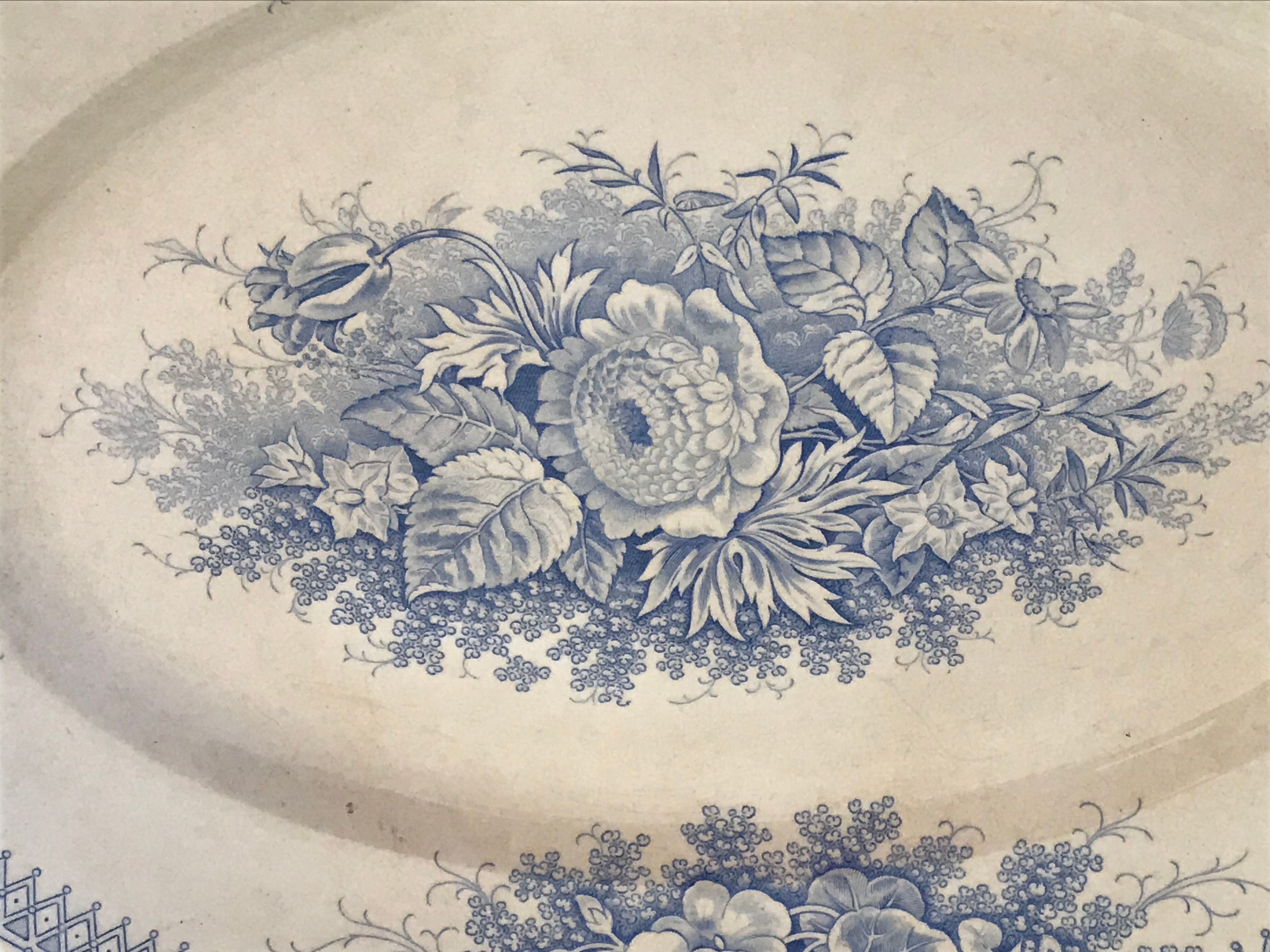 Old dish U-C Sarreguemines