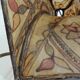 Moroccan henna lamp in leather /oriental lamp/Marrakech/45 cm /Vintage