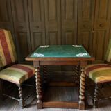 Table de jeux style Louis XIII