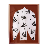 Wall poster with white bird 30cmx40cm