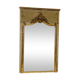 Louis XV style mirror in wood and gilded stucco 20th century