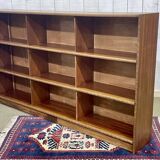1950s English mahogany bookcase shelf