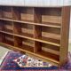1950s English mahogany bookcase shelf