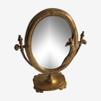 Rotating mirror in psychedelic brass