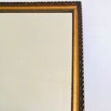 Old mirror in wood and gilded stucco, 114 x 93 cm