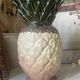 Paire de vases ananas en grès Rhoda