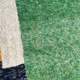 Handmade pure wool rug, size 140 x 260 cm.