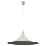 1970s Bonderup and Thorup Semi Pendant Lamp for Fog and Morup, Denmark