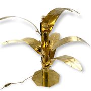 Palm tree brass floor/table lamp, Bottega Gadda Italy, 1960