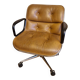 Charles Pollock leather office chair for Knoll