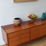 Modernist long sideboard of the 1970s