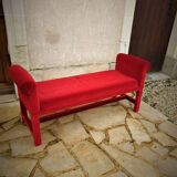Vintage velvet bench
