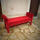 Banquette vintage en velours