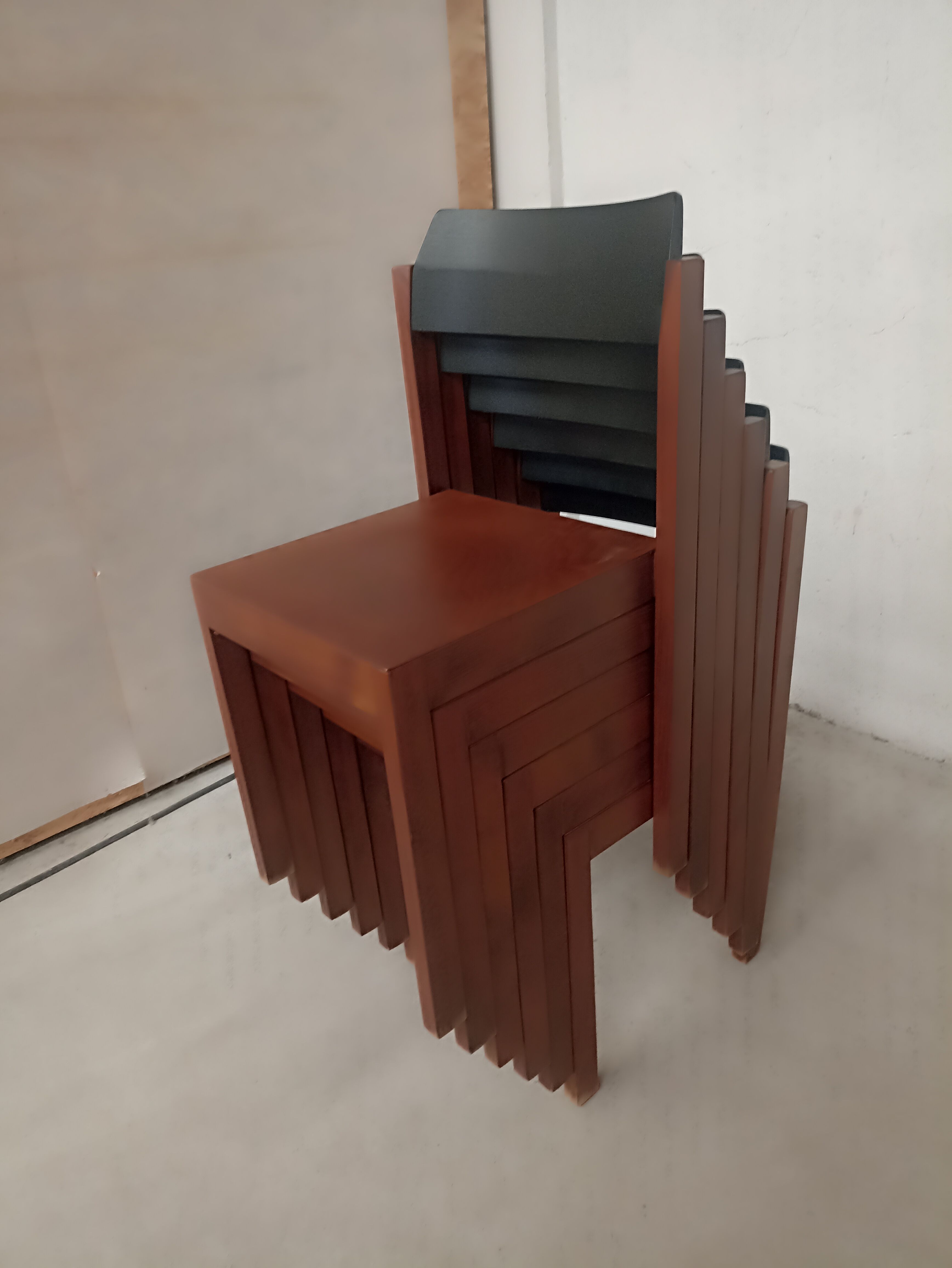 Set of 6 vintage scandinavian chairs