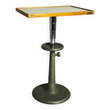 Cast Iron Telescope Laboratory Table, 1970s
