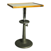 Cast Iron Telescope Laboratory Table, 1970s