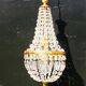Grapevine balloon chandelier " hollywood regency " 50