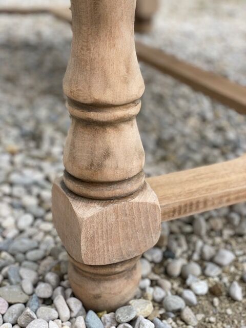 Sanded farmhouse table extension up to 2.54m