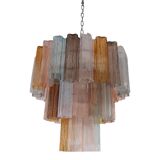 Pair of Murano glass chandeliers