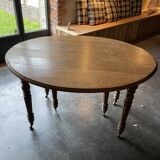 Old wooden table with folding flaps