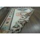 1970s Vintage Turkish Handmade Wool & Cotton Pink Area Rug 185x264