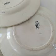 Assiettes Creil Montereau Modèle Linotte