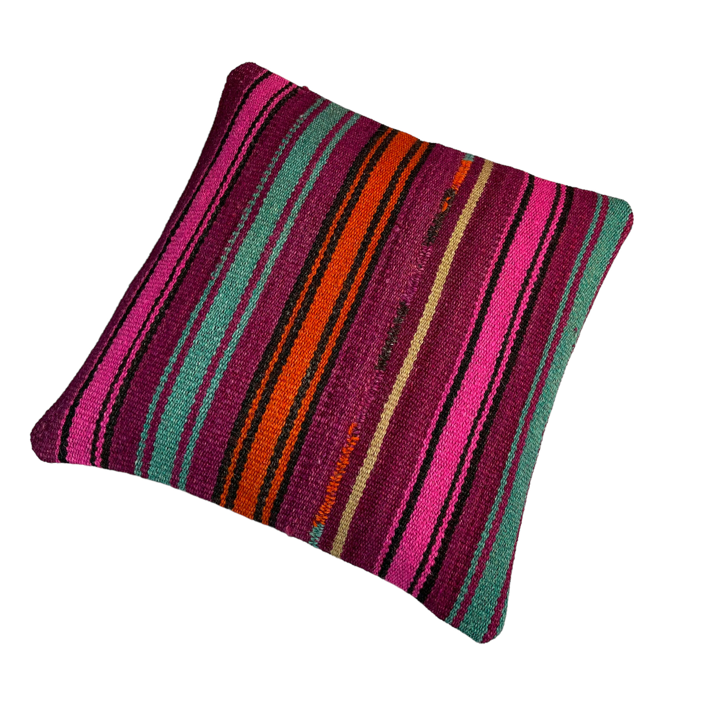 Vintage turkish Kilim cushion cover 40x40cm