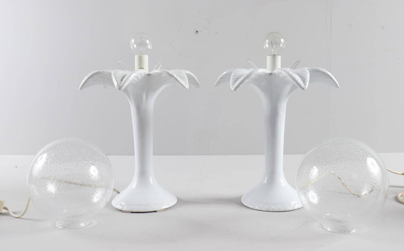 Michael Anderson. In the style of. Pair of table lamps, Hollywood Regency, 1970s.