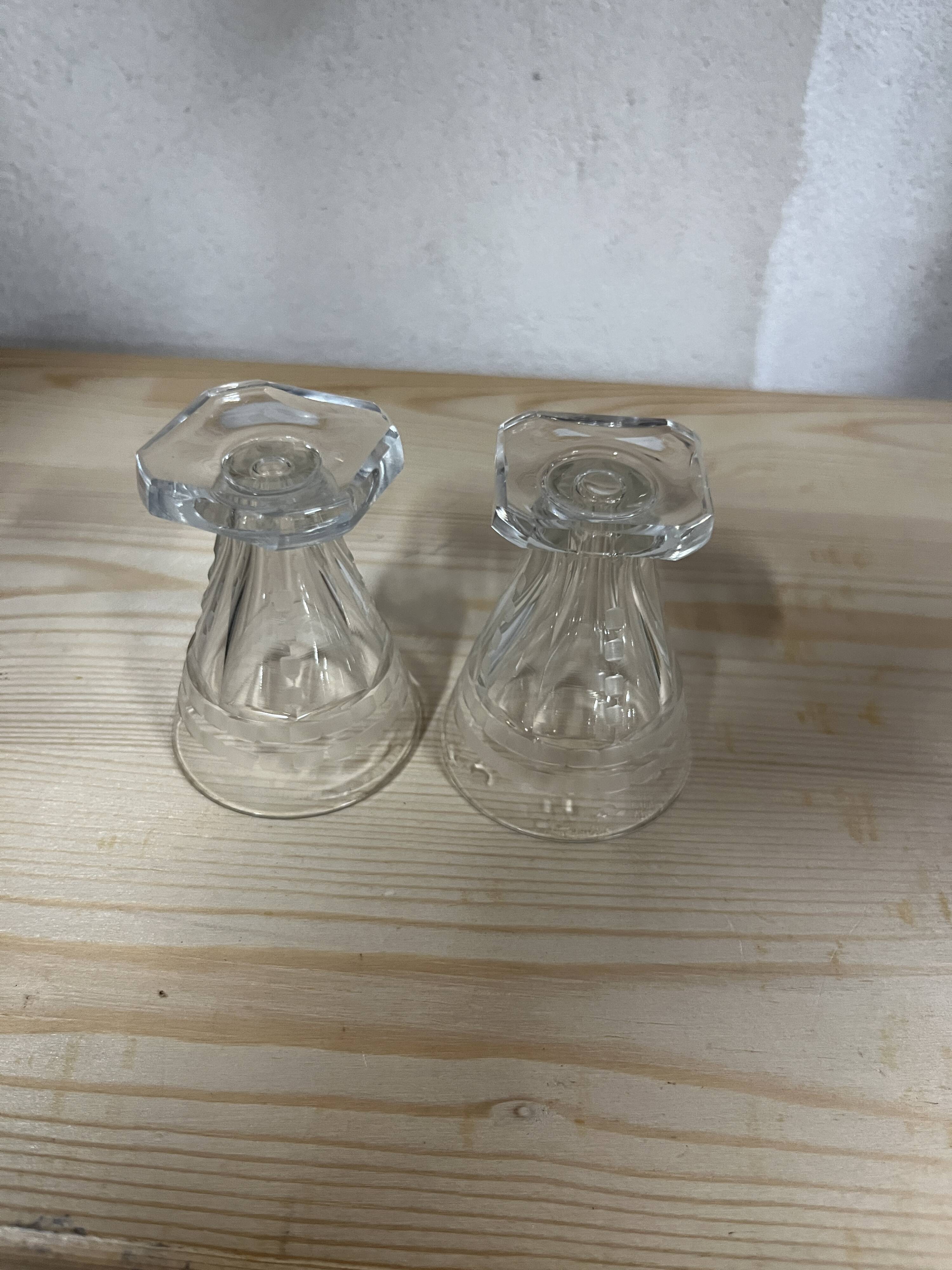 12 Art Deco Crystal Liqueur or Aperitif Glasses