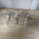12 verres à liqueur ou apéritif art déco en cristal