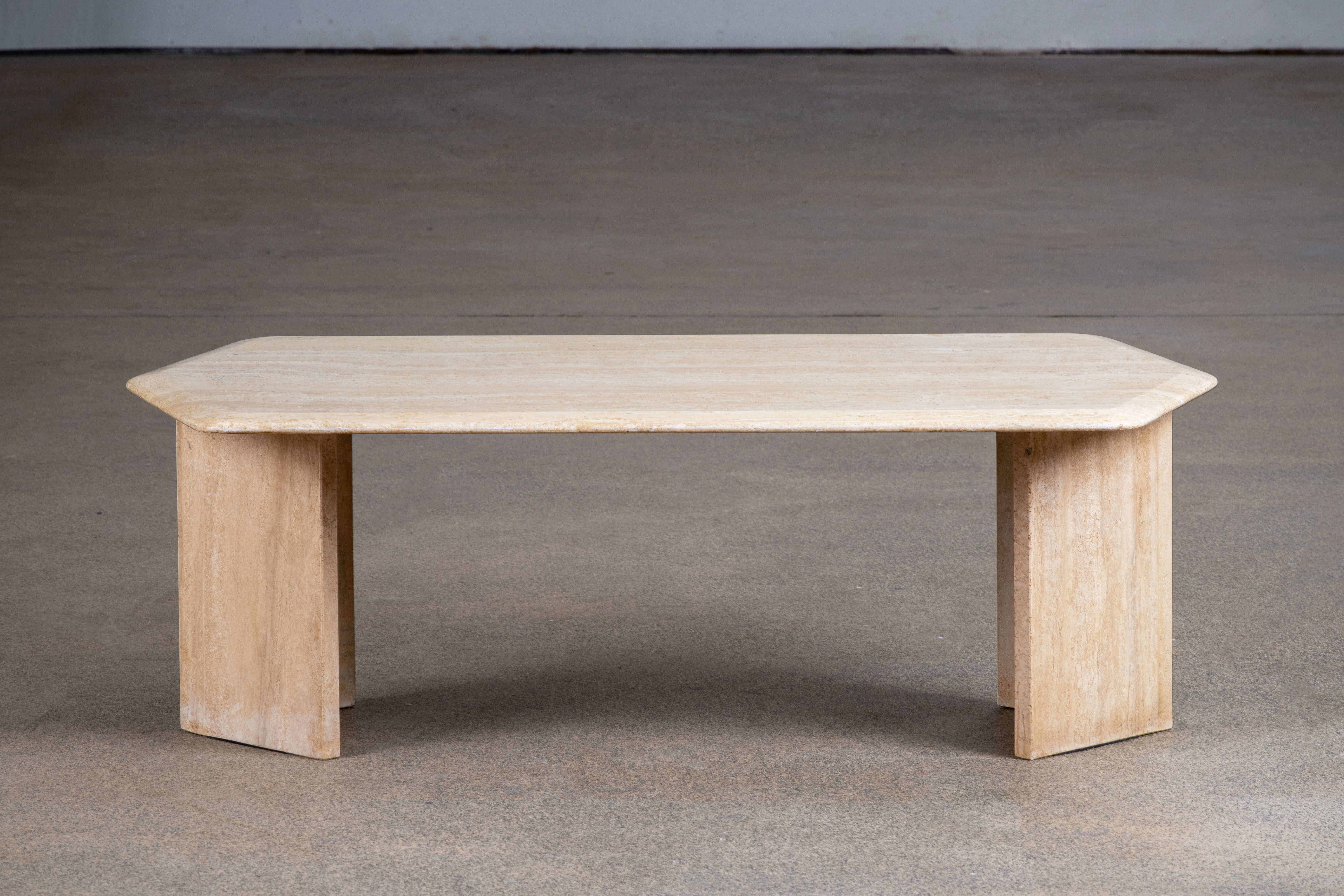 Coffee table Vintage Design Travertine – 134 cm