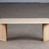 Coffee table Vintage Design Travertine – 134 cm