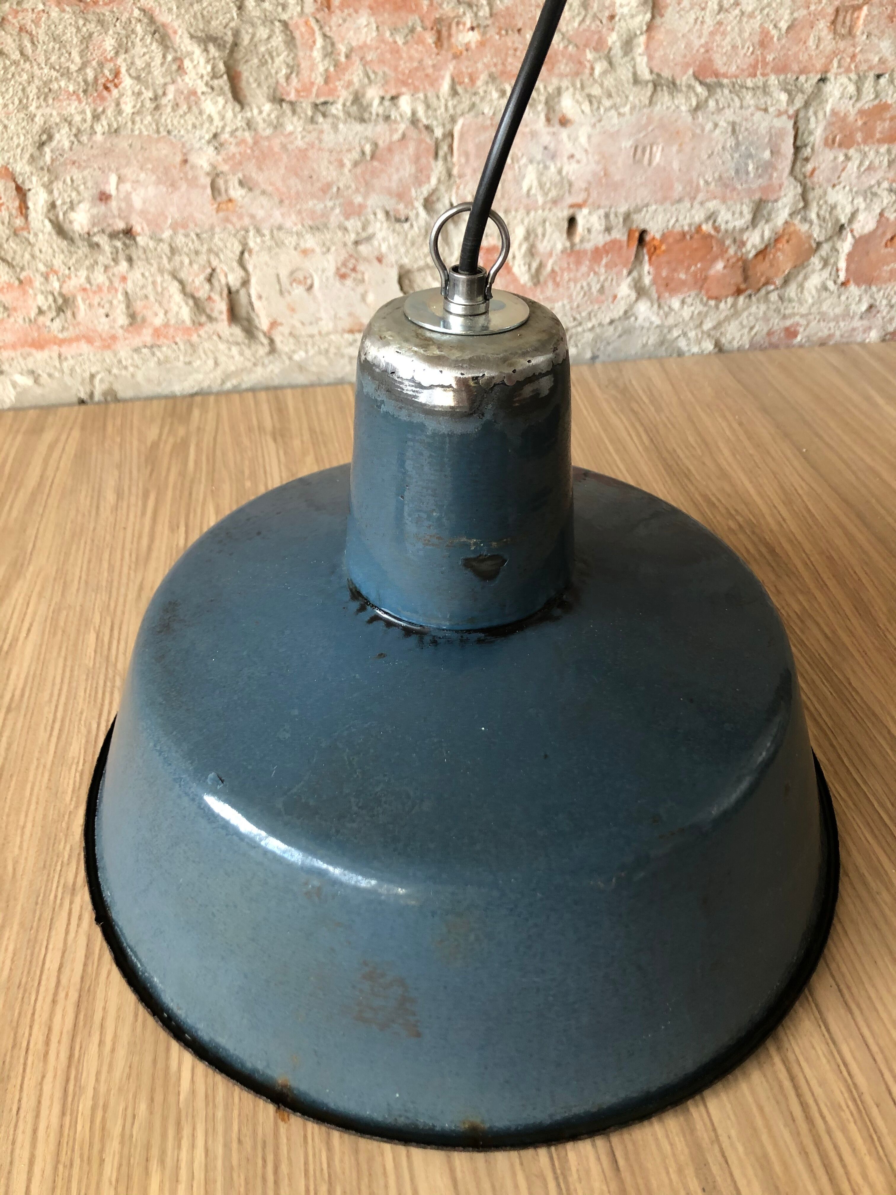 Industrial hanging lamp from Wikasy A23, 1960