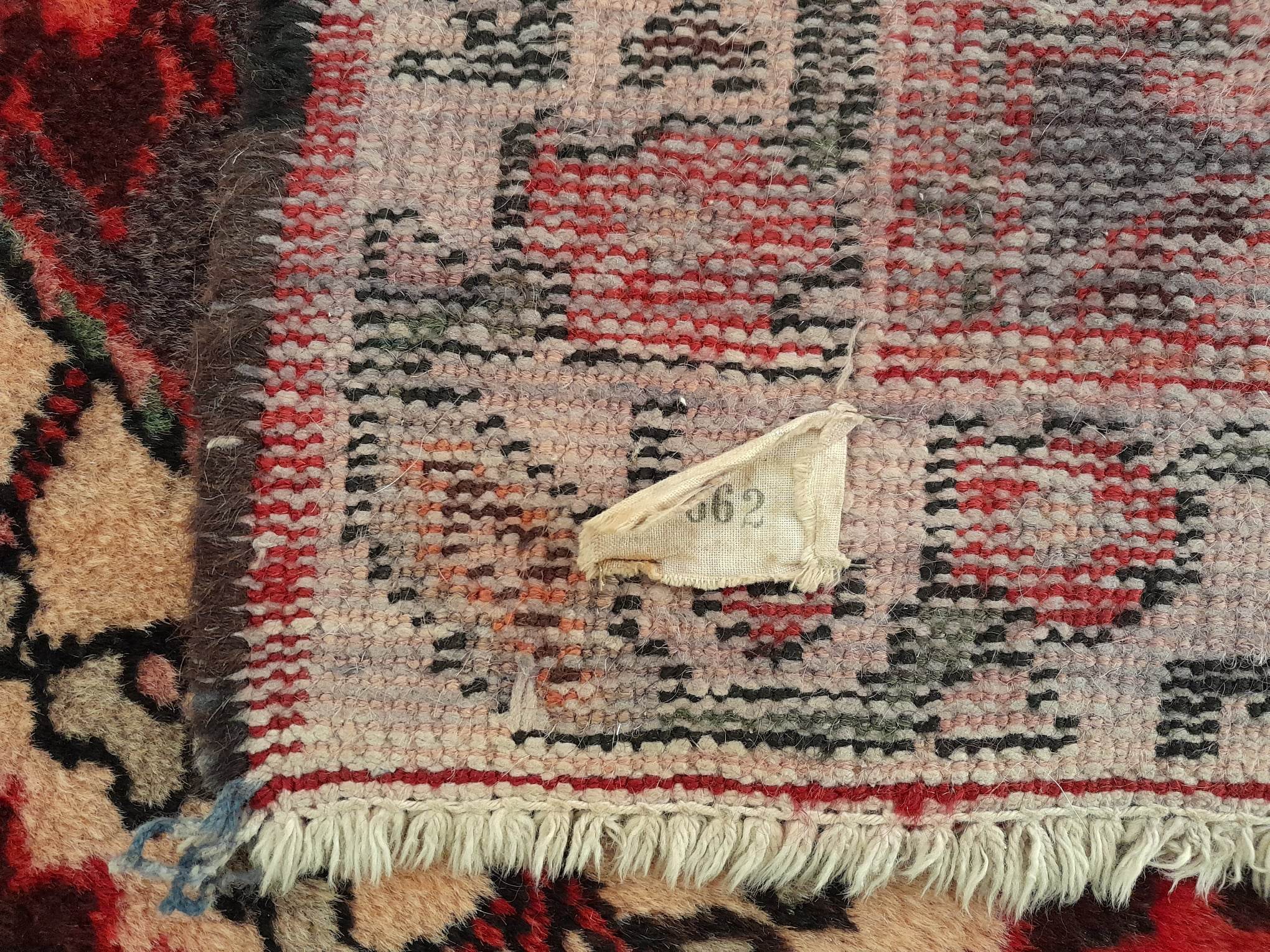 Handmade Persian Hamadan rug 192x129cm