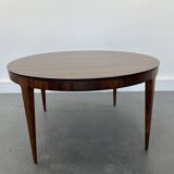 Rossewood Dining Oval Table by Johannes Andersen for CFC Silkeborg, 1960s