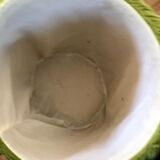 Moulded pouf with 70s green chest
