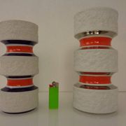 Space Age Op Art Vases from Royal KPM, 1960s, Set of 2