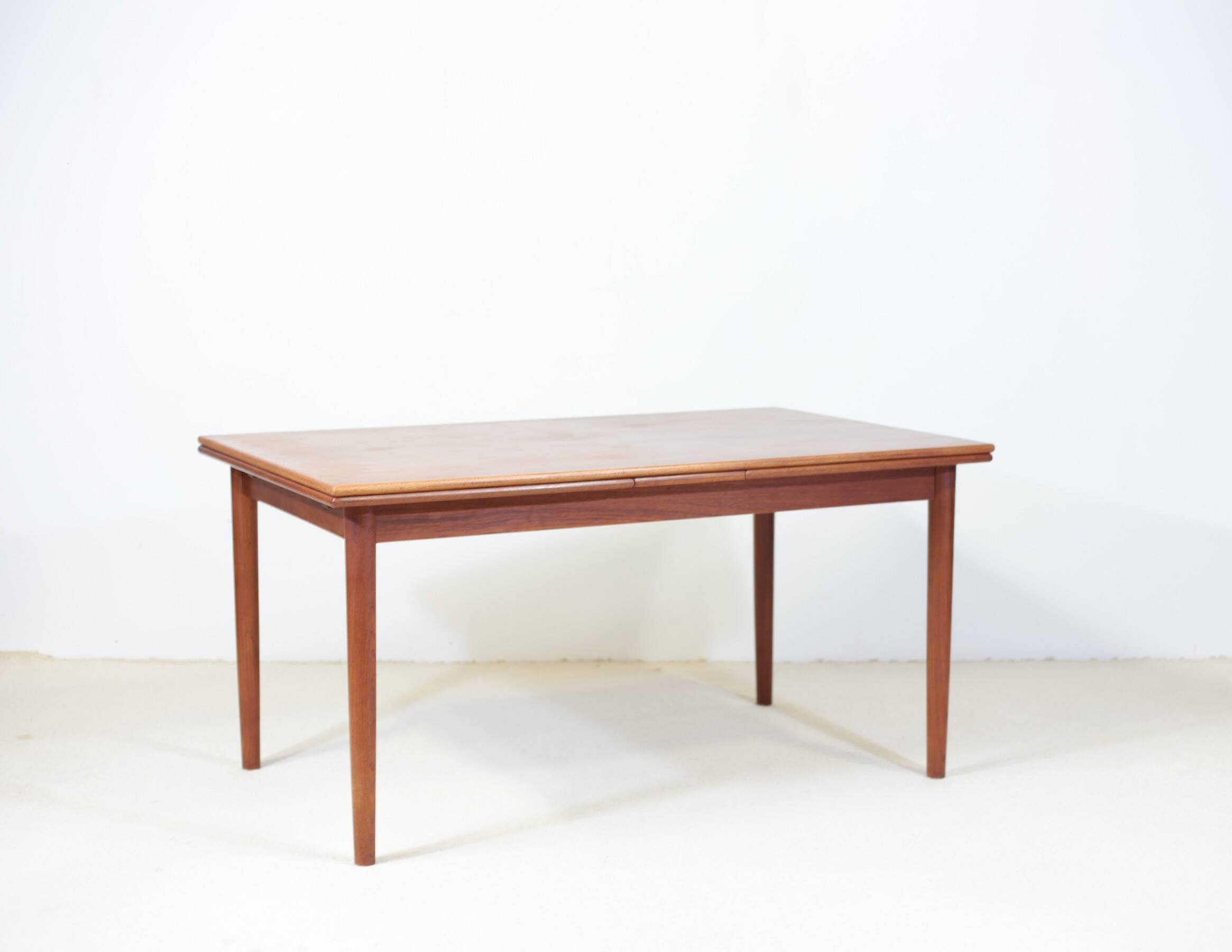 Danish dining table in teak.