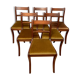 Ensemble de six chaises Regency Bevan Funnell Ltd Reprodux Angleterre années 1970
