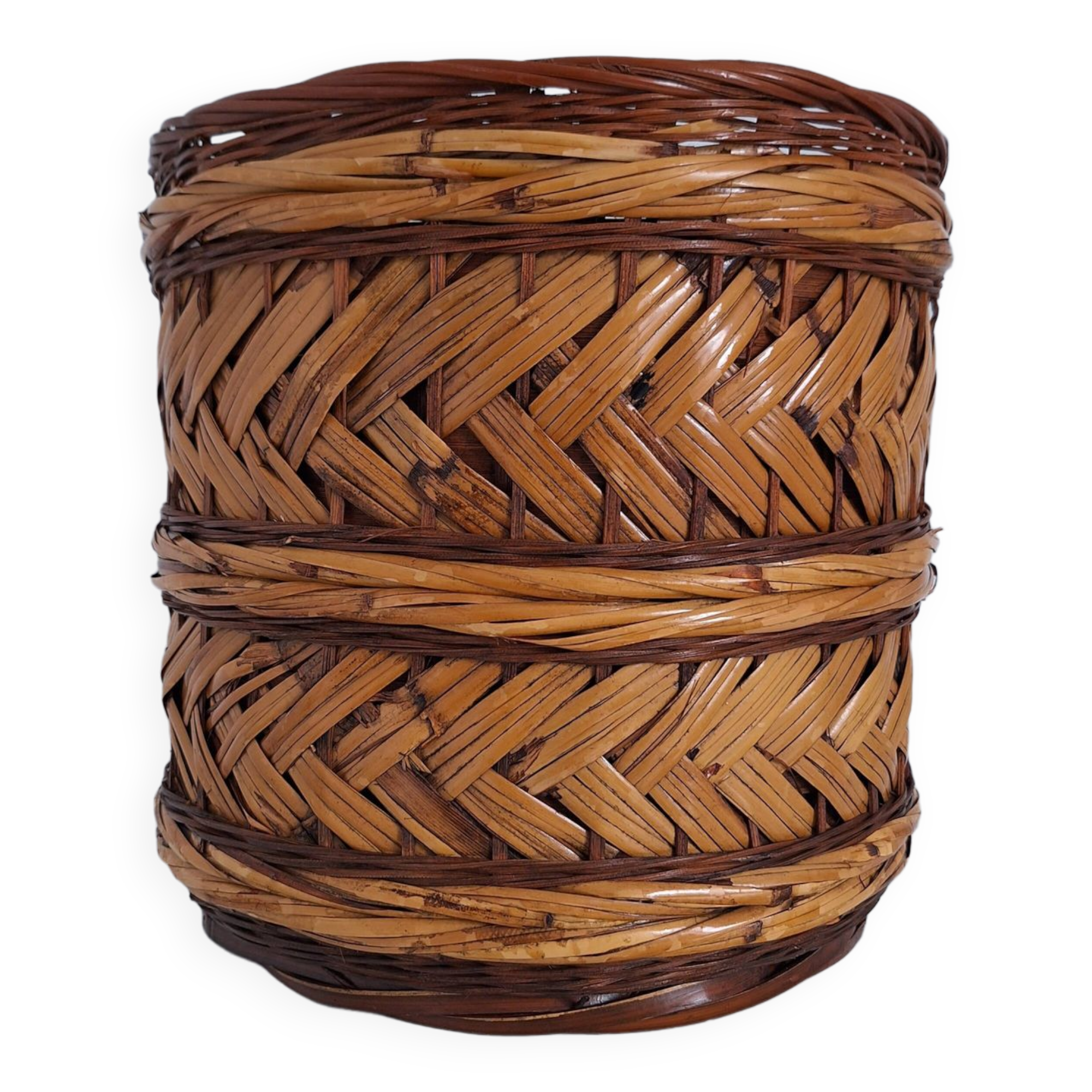 Wicker plant pot