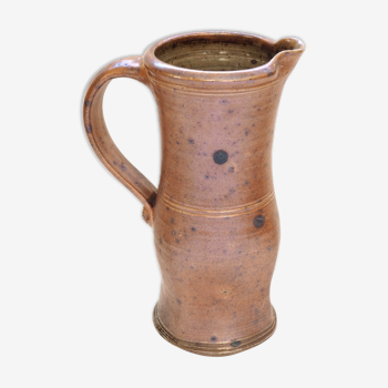 Old stoneware pitcher