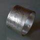 Massive silver towel round Minerva punch, Boulenger goldsmith
