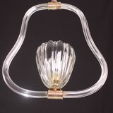 Charming Art Decò Barovier and Toso Chandelier, 1940s