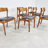 Mid century dining chairs by Erik Buch for OD Mobler, 1960s