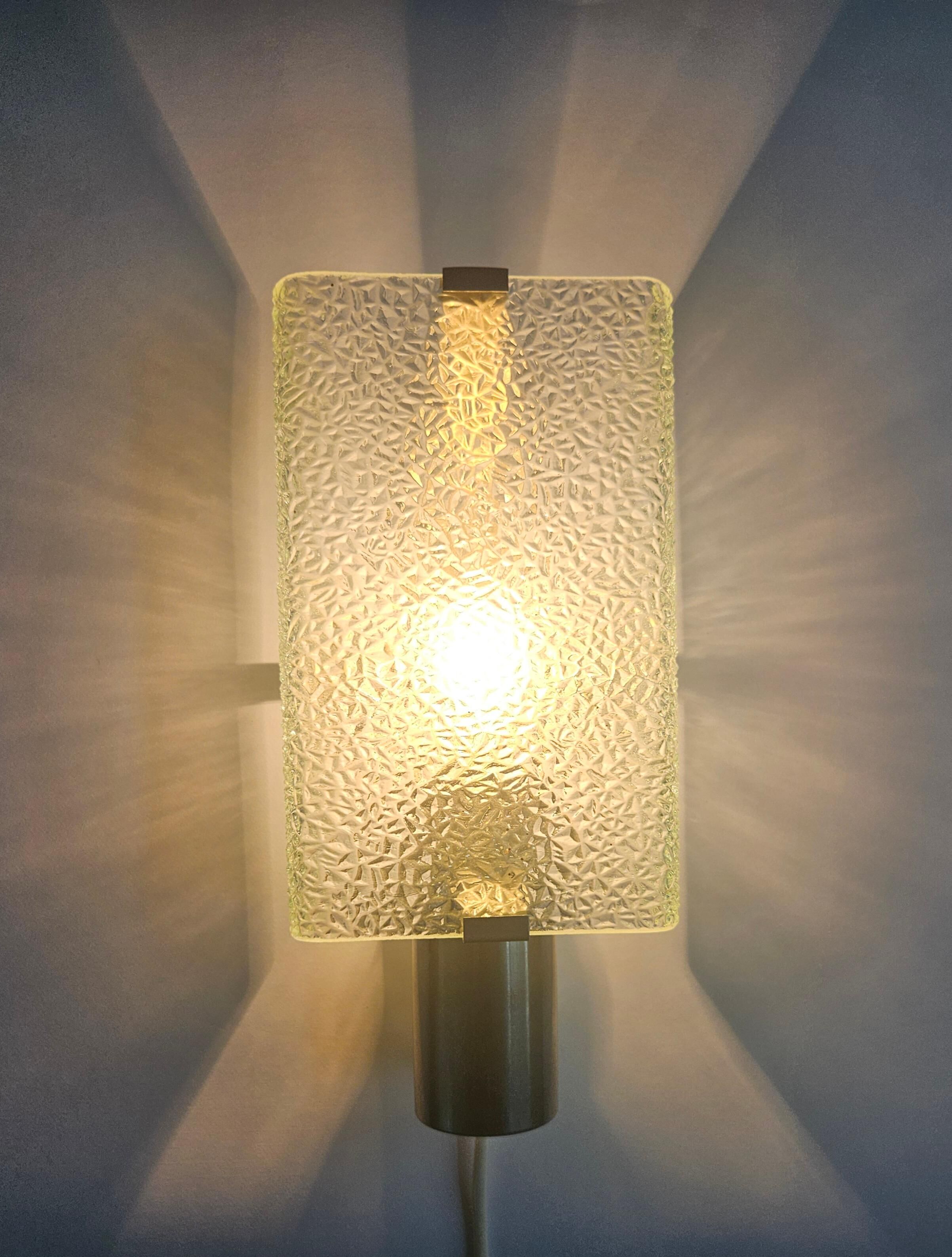 Rare Mid-Century Wall Lamp in the Style of Kalmar, Germany, 1970s