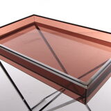 Vintage plexiglas sidetable 1970 France